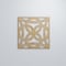 Ekena Millwork Large Baytown Decorative Fretwork Wood Wall Panels, Hickory, 23 3/8"W x 23 3/8"H x 3/8"T WALW24X24X0375BYTHI - alternate 3